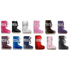 ORIGINAL TECNICA MOON BOOTS Classic Nylon - 1 Paar (unisex) - 19-22 violett