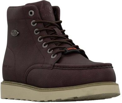 Lugz Monterey Steel Toe - Mens 7.5 Burgundy Boot D