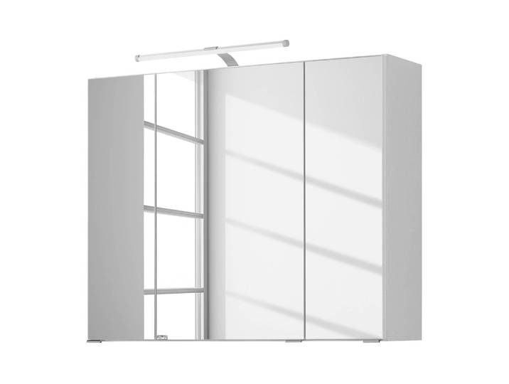 Spiegelschrank 80cm Weiß/Weiß