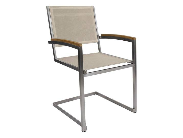 Zebra Swing Sessel PONTIAC Edelstahlgestell mit Twitchell