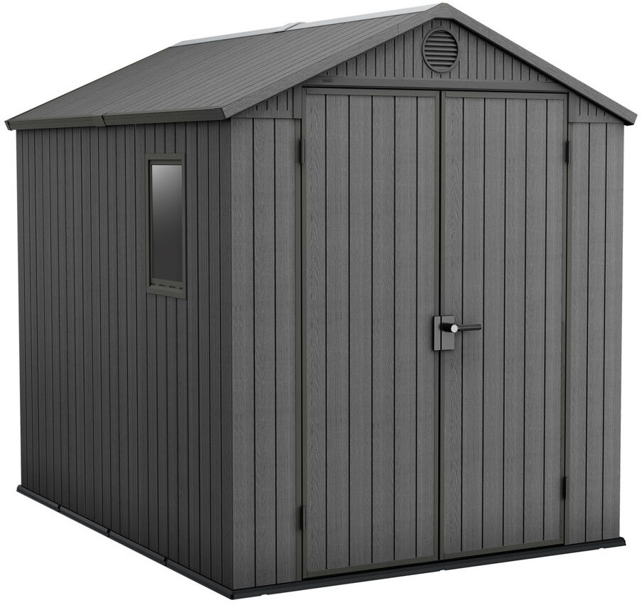 Keter Darwin 6x8ft - Grey Grey 740cm W X 244cm D X 221cm H