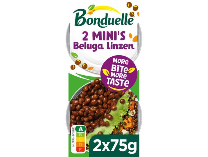 Bonduelle Beluga Linzen - 150 g