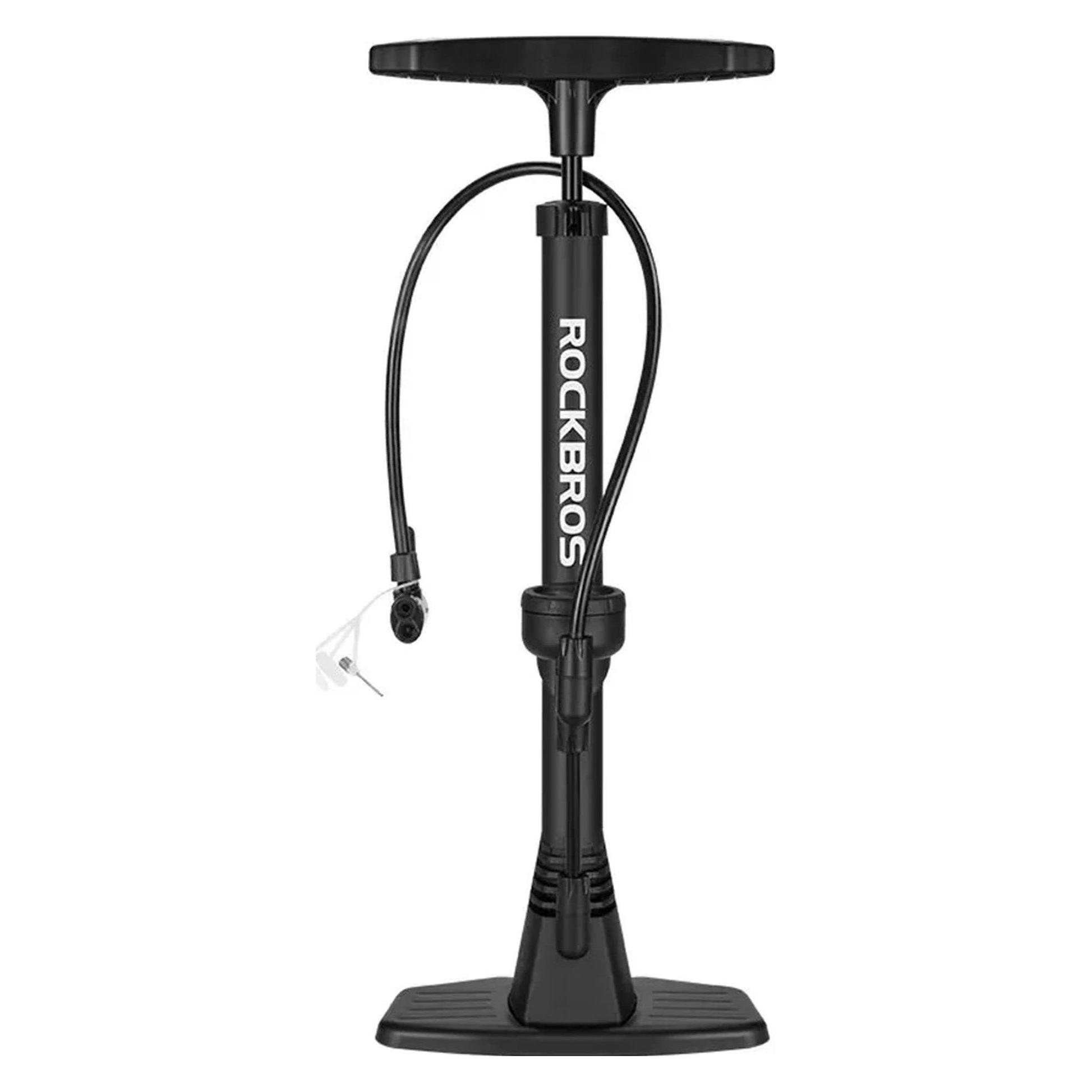 Rockbros 42510001001 floor bicycle pump - black (1701423730)