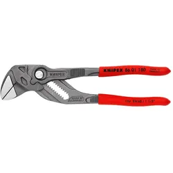 KNIPEX Zangenschlüssel Zange und Schraubenschlüssel in einem Werkzeug grau atramentiert 180 mm - 8601180SB