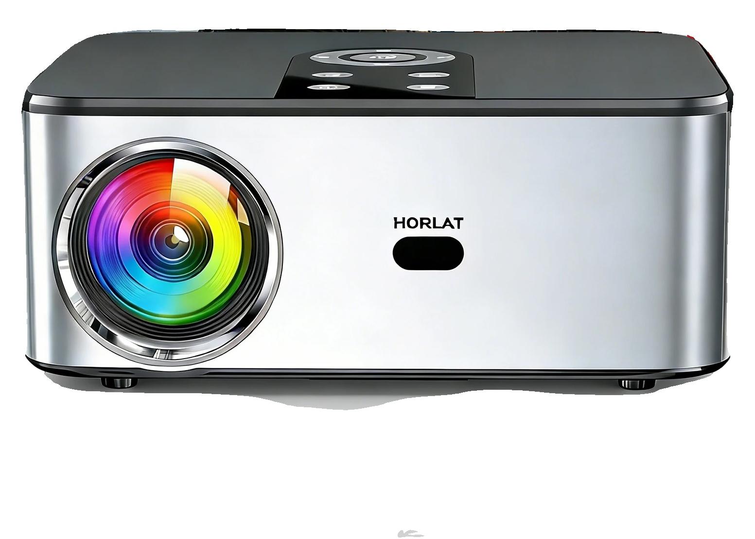 Projektor, 40000 Lumen Helligkeit, Android TV System, EU-Stecker