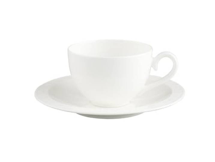 Villeroy & Boch White Pearl Kaffee-/Teetasse mit Untertasse 2tlg.