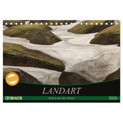 Landart - Kunst aus der Natur (Tischkalender 2026 DIN A5 quer), CALVENDO Monatskalender