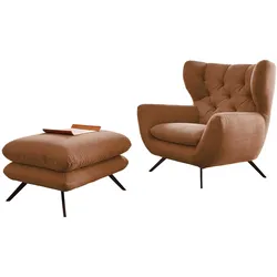 SESSEL CHARME Braun Cord