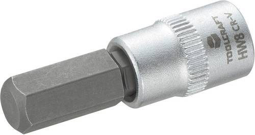 TOOLCRAFT 816072 Innen-Sechskant Steckschlüssel-Bit-Einsatz 8mm 1/4" (6.3 mm)