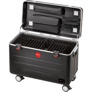 Parat Tabletwagen Paraproject Case TC16, schwarz, 16 Ladeplätze mit USB-A & USB-C-Ausgang