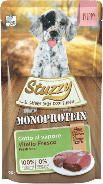 Schesir Dog Monoprotein Puppy Pouch 12 uds x 150g