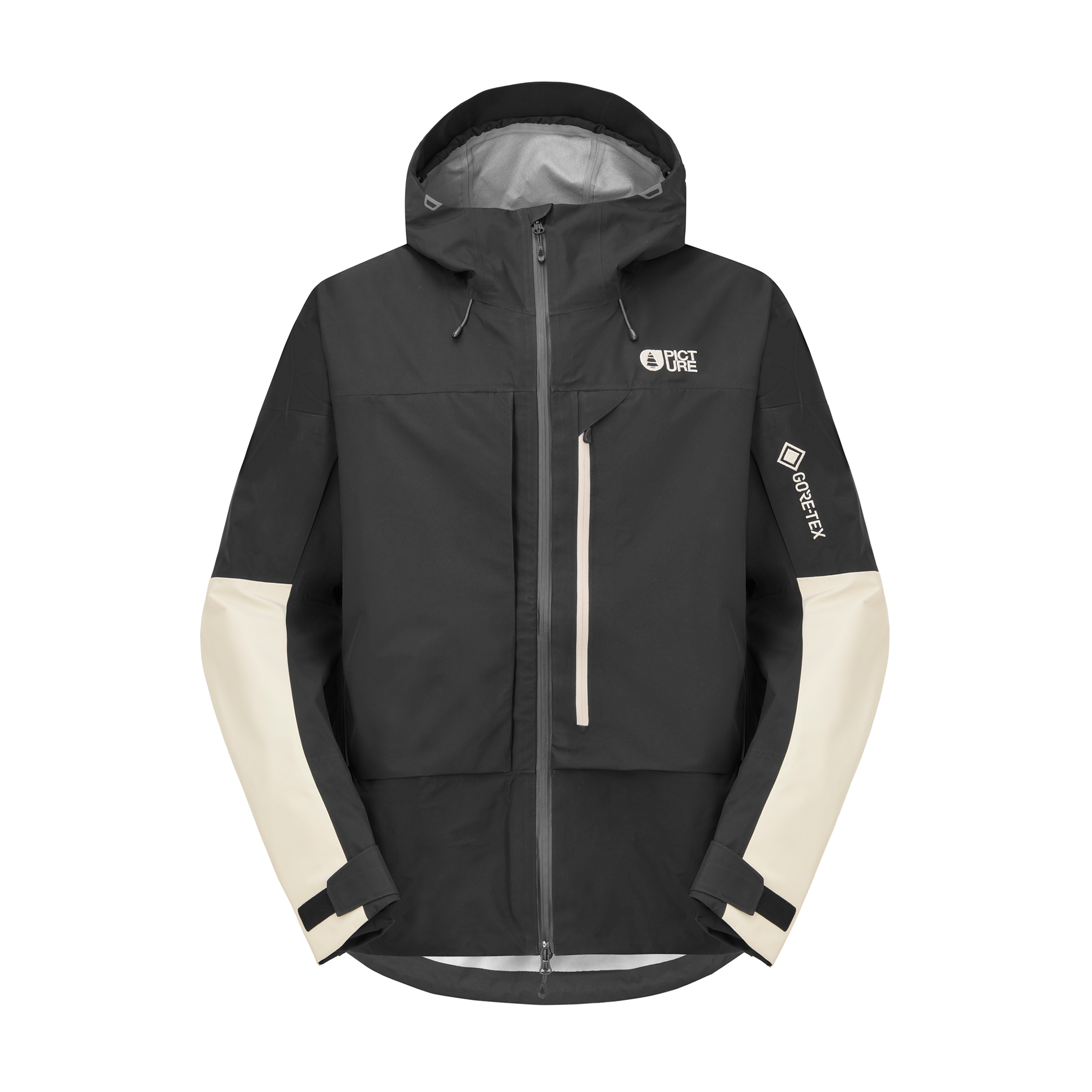Picture Huron GTX Herren Regenjacke schwarz Größe S Trekking Wasserabweisend Wasserabweisend