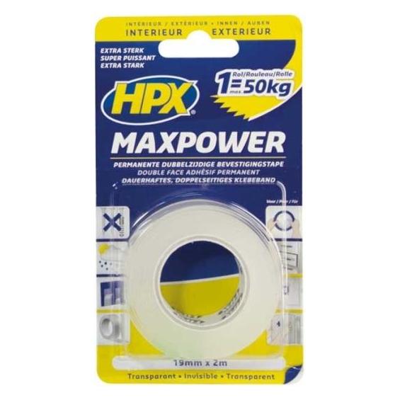 HPX Doppelseitiges klebeband - 19mm x 2m (19 mm) (VDLHPX1902HT) Mindestbestellmenge: 5 Stück