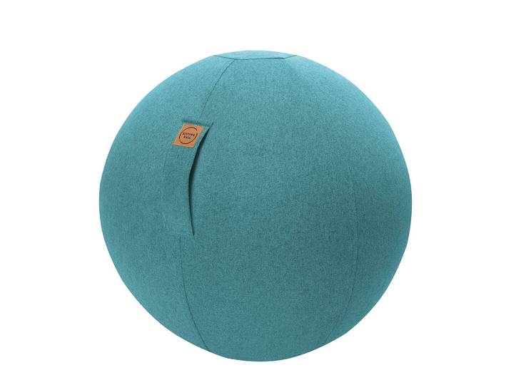 Sitzball Felt Ø 65cm Blau/Petrol