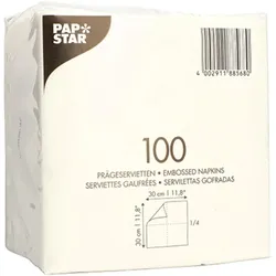 Papstar, Servietten, Servietten (100 Stk., 30 x 30 cm)