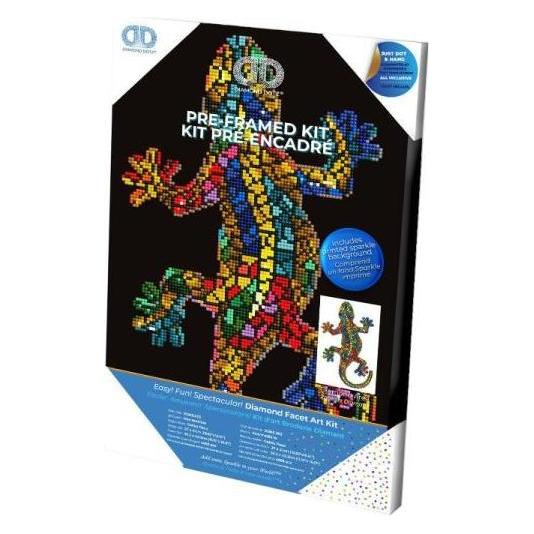 Diamond Dotz Gekko paua Eidechse Diamond Stickerei 29x43cm DDK6002 (018-DDK6002)