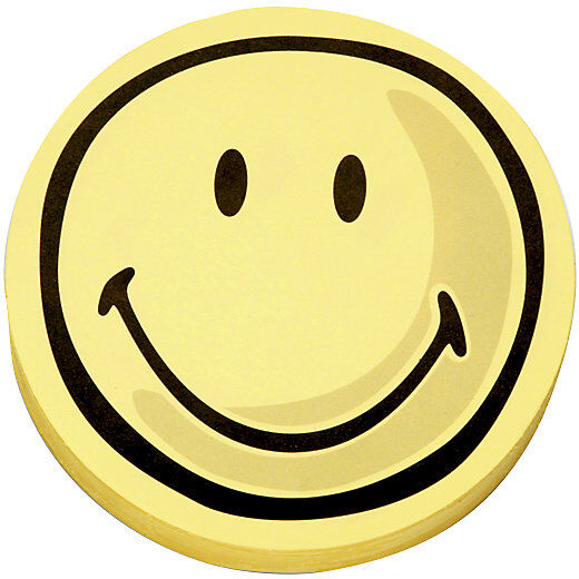 Kommunikationskarten, Smiley positiv, VE 500 Stk, Ø 100 mm magnetoplan