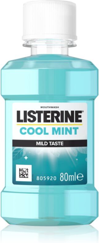 Listerine Cool Mint Mild Taste mouthwash without alcohol flavour Cool Mint 80 ml