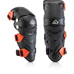 Acerbis Impact Evo, Knieprotektoren Kinder - Schwarz/Rot - Einheitsgröße