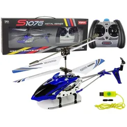 Syma S107G Hubschrauber + Fernbedienung + Akku Blau