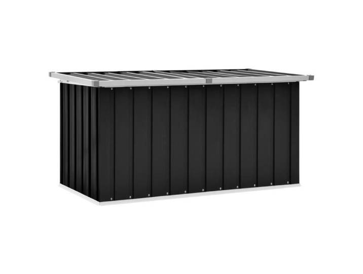 Boîte de rangement de jardin Anthracite 129x67x65 cm -FR STOCK