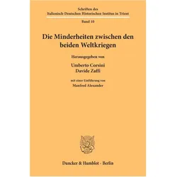 Die Minderheiten zwischen den beiden Weltkriegen., Fachbücher