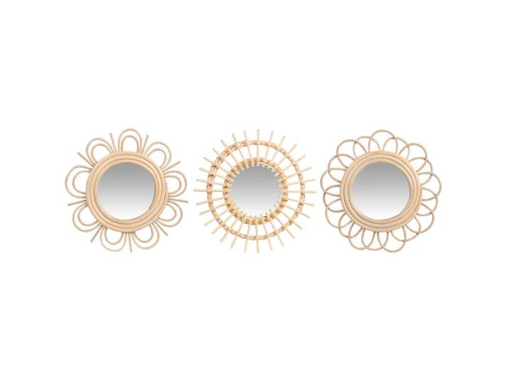 Set aus 3 runden Spiegeln, Ø 25 cm