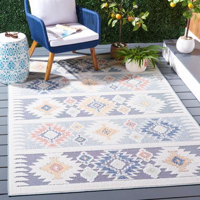 SAFAVIEH Sarasota Zlatica Indoor/ Outdoor Waterproof Patio Backyard Rug