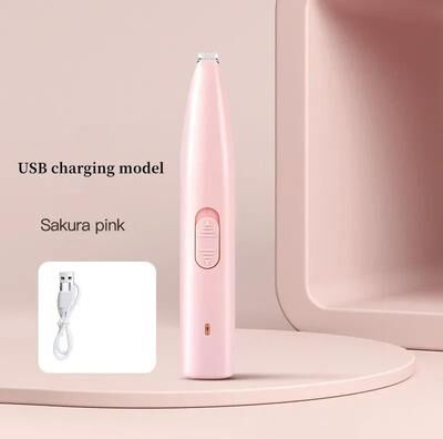 Uplift Essentials Precision Pro Grooming Paw & Detail Trimmer usb Pink