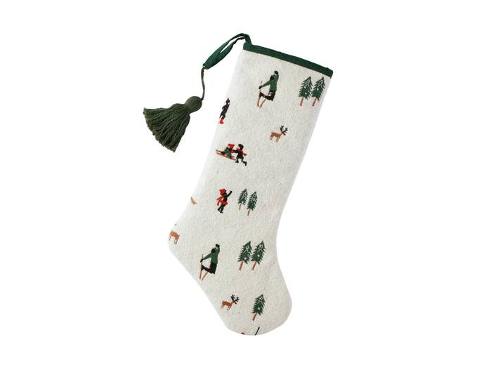 Chaussette de Noël décorative - Blancheporte