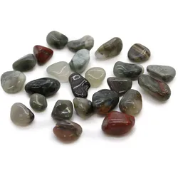 Bag of 24 Small African Tumble Stones - Bloodstone - Sephtonite