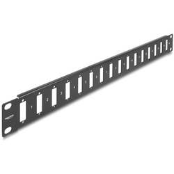 Delock 66077 19 Zoll Montageplatte 1 HE Schwarz