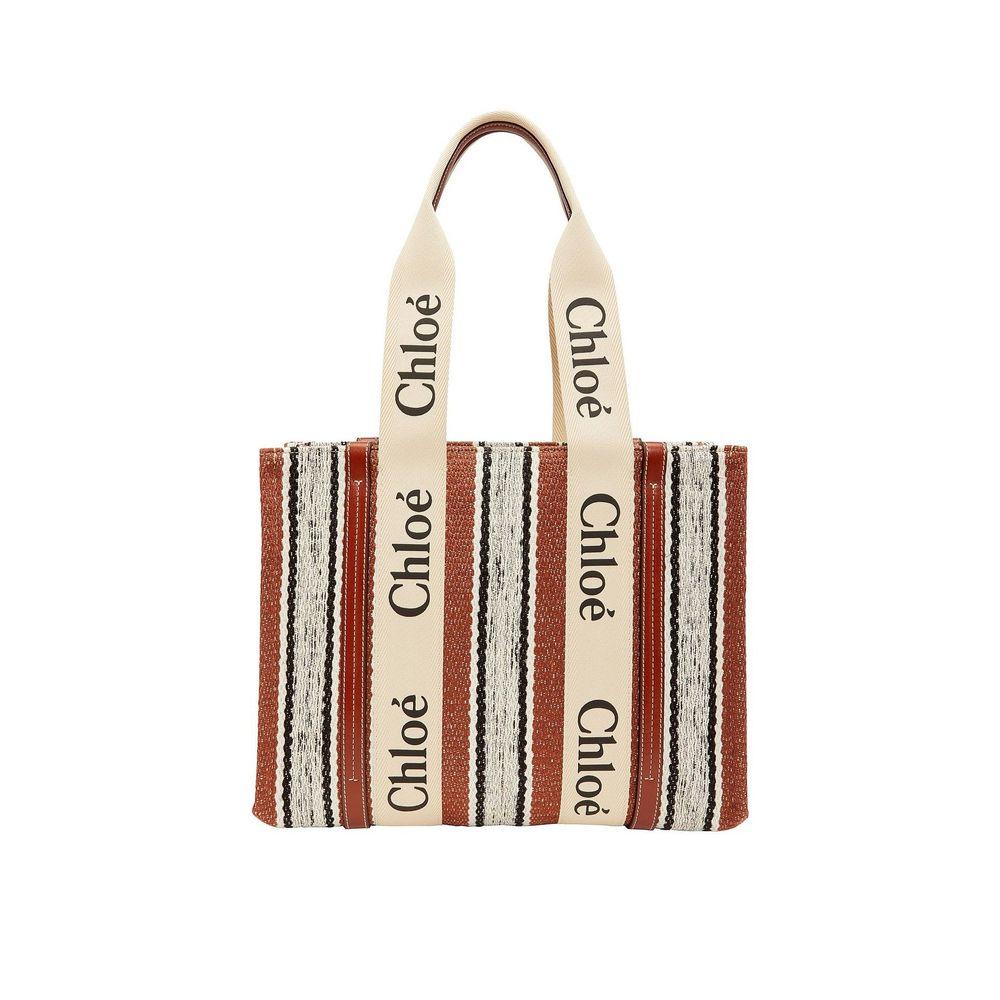 Chloe Mittelgroße Woody Tote Tasche
