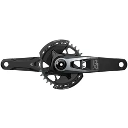 SRAM X0 Eagle V2 DUB Kurbel | 55 mm Kettenlinie 174 mm Q-Faktor | schw