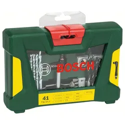Bosch 41-teiliges V-Line Set zum Bohren und Schrauben inkl. Winkelschrauber - 2607017316