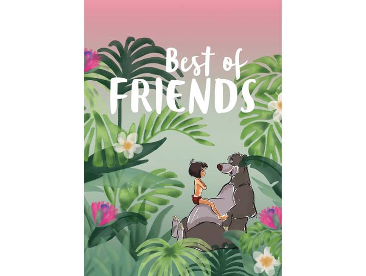 Poster Disney Le Livre De La Jungle - Les Meilleurs Amis 50 Cm X 70 Cm