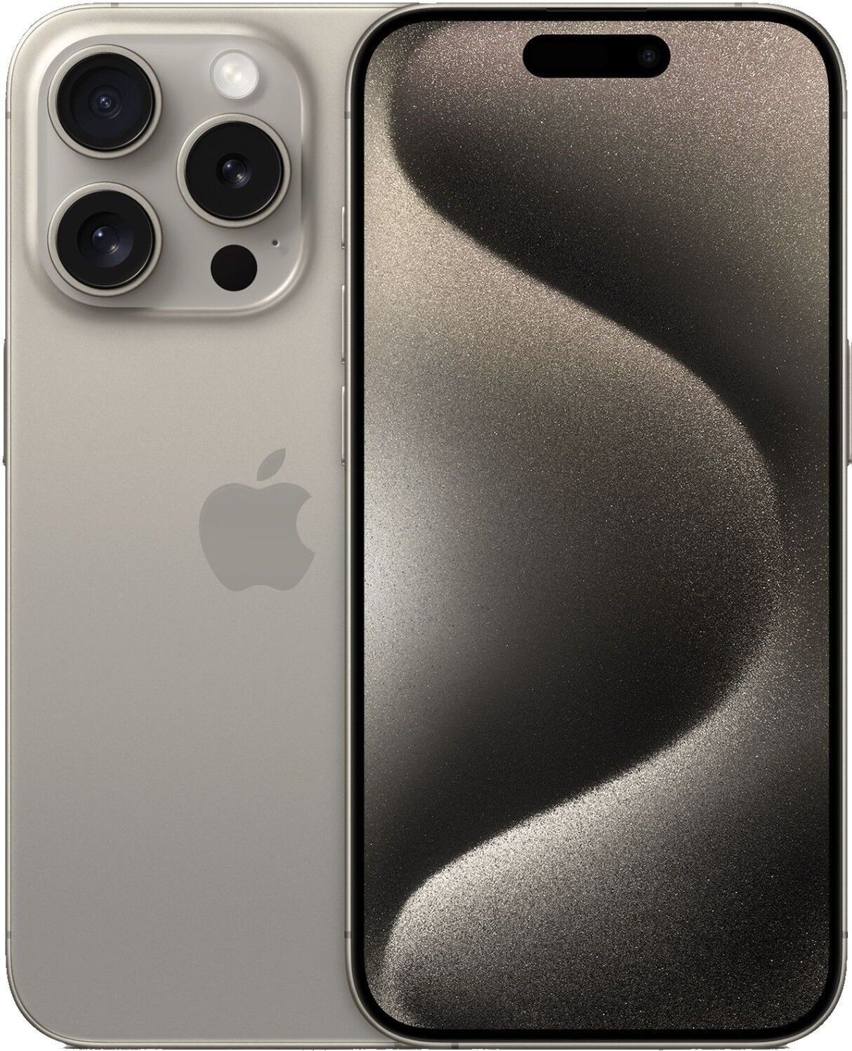Apple iPhone 15 Pro   256 GB   Dual-SIM (2 x eSIM)   Natural Titanium - Refurbished