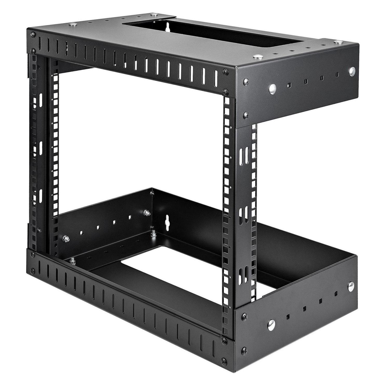 StarTech 8u Open Frame Equipment Rack (RK812WALLOA)