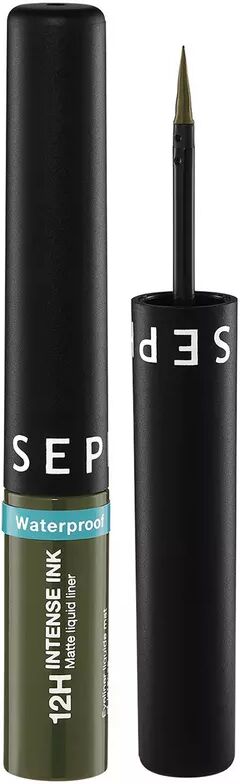 SEPHORA - Intense Ink Liner - Intensiv matter Flüssig-Eyeliner, 2.8 ml,  Olive green