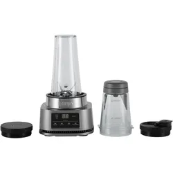 Ninja CB100EU Foodi 2-in-1 Power Nutri Mixer, Standmixer, Schwarz, Grau