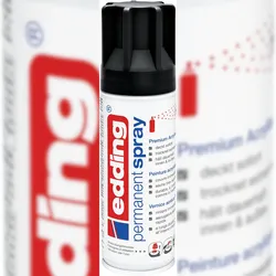 edding 5200 Permanentspray Premium Acryllack tiefschwarz matt 200 ml