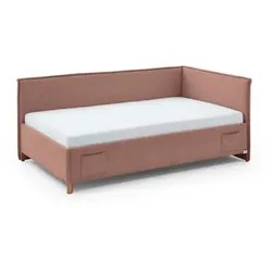 meise.möbel Polsterbett Fun 90 x 200 cm Stoff Rosa Rose