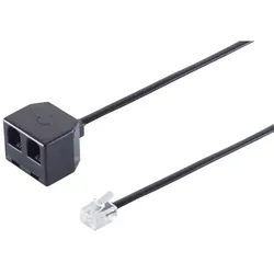 Western-St. 8/8/ 2 Western-Buchse 8/8 100 Ohm 0,1m