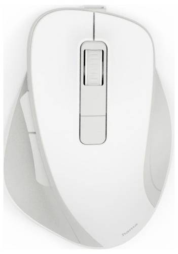 Hama WM-500 Maus Kabellos Optisch Weiß 6 Tasten 1600 dpi Geräuscharme Tasten