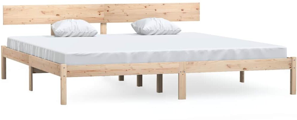 vidaXL Cadre de lit sans matelas bois massif
