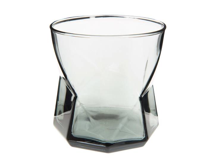 Becher CASSIOPEA aus Glas, grau