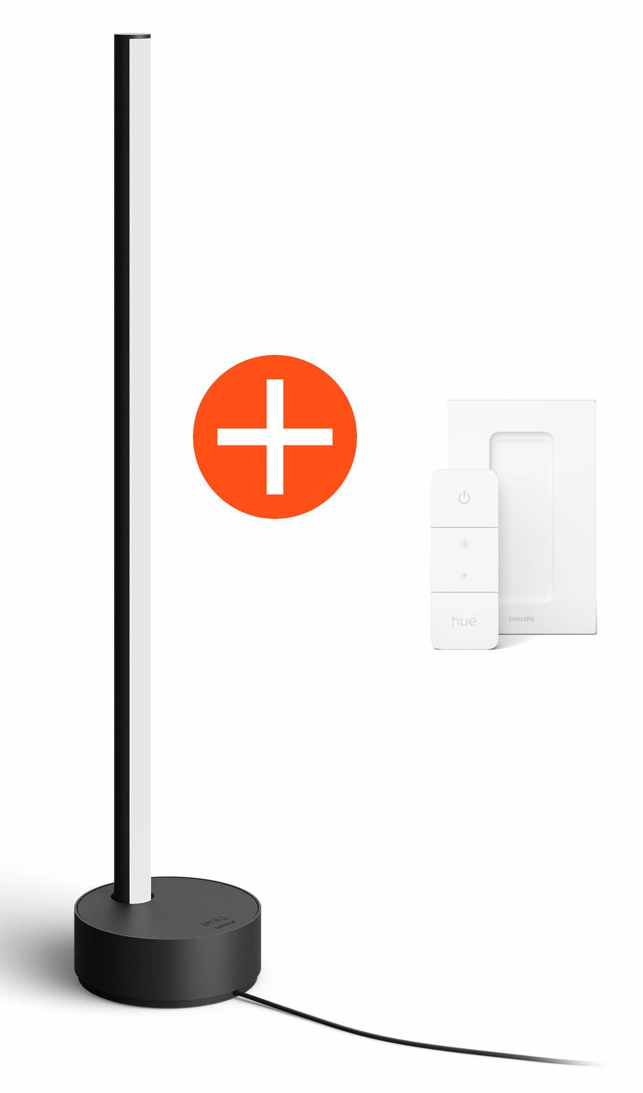 Philips HUE Signe Table BK + Philips Hue Dimmerschalter V2 KY01-1EK+KV01-1KE