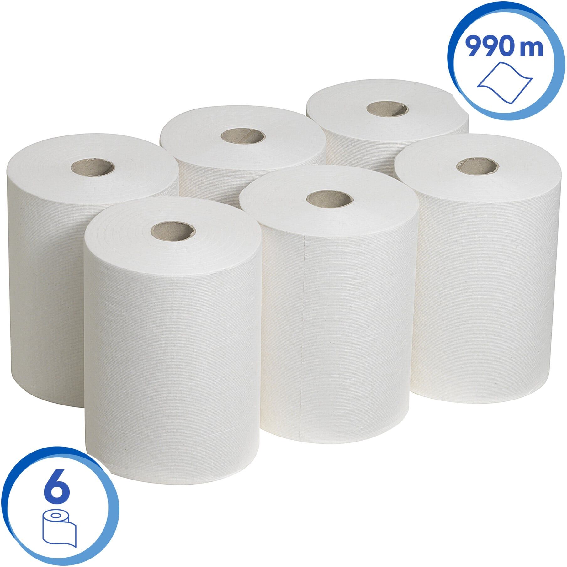 gerollte Papierhandtücher Slimroll , weiß, 1-lagig ; SCOTT Safety (6657)