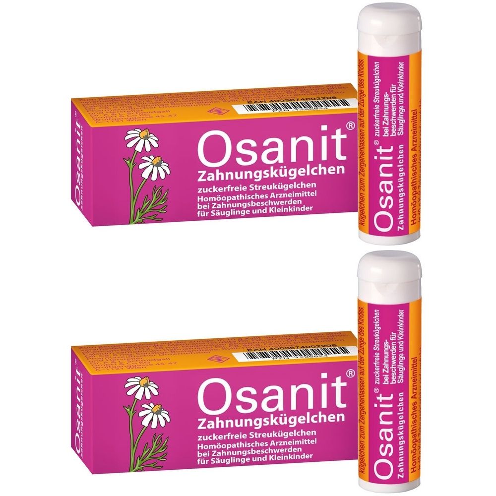 2x Osanit Globuli zuckerfrei 2x7,5 g