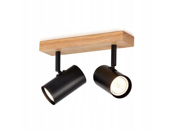 Nettlife Wandleuchte Nicole, Schwarz, Gu10, 6x17x25 cm, Lampen & Leuchten, Innenbeleuchtung, Deckenleuchten, Deckenleuchten